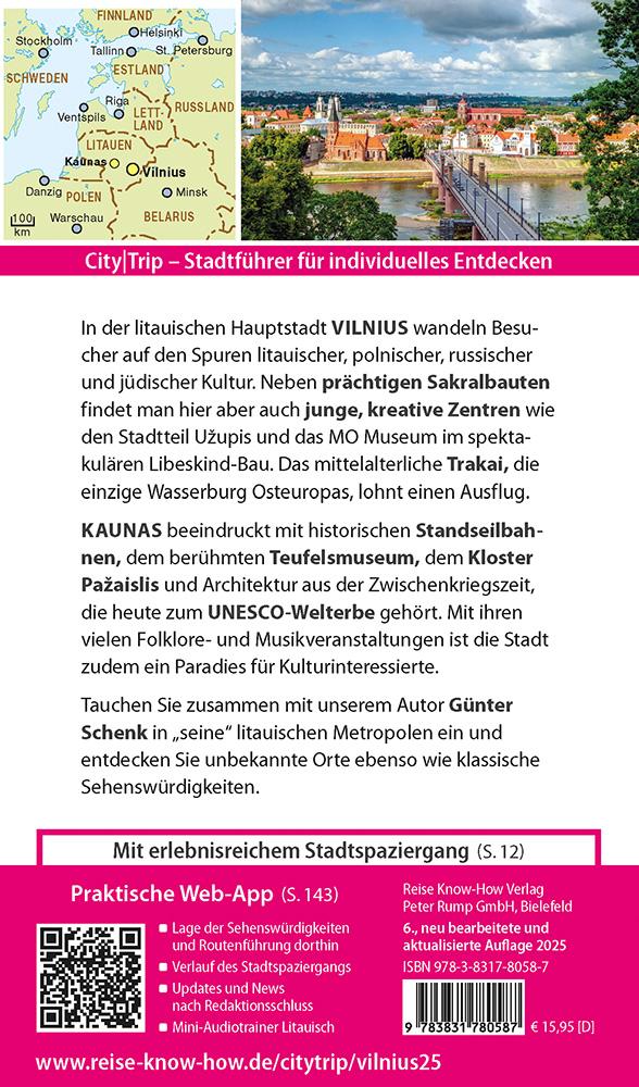 Beispielinhalt (Bild) Reise Know-How CityTrip Vilnius und Kaunas