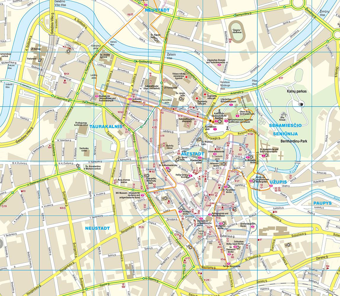 Beispielinhalt (Bild) Reise Know-How CityTrip Vilnius und Kaunas