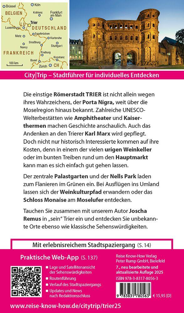 Beispielinhalt (Bild) Reise Know-How CityTrip Trier