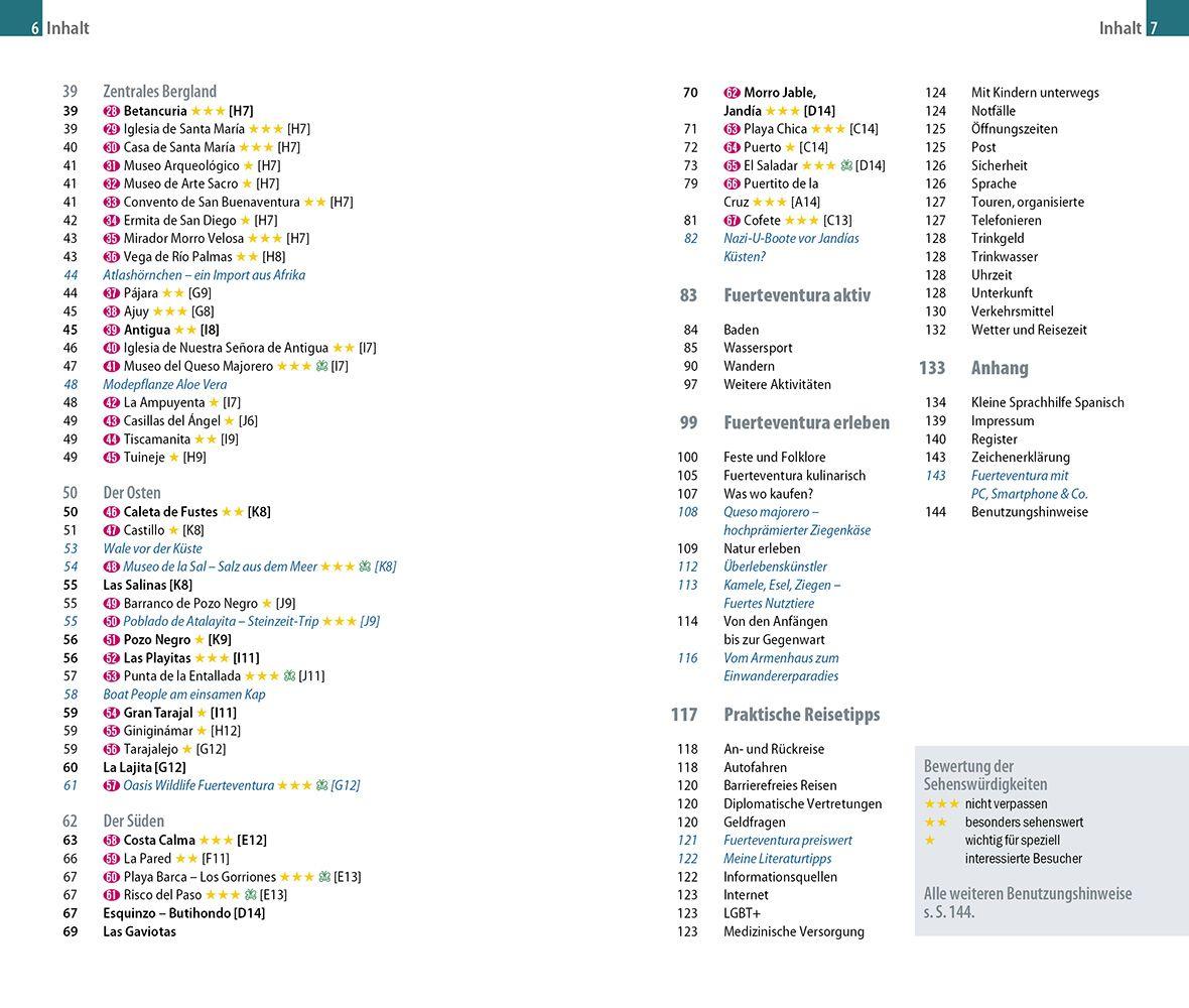 Beispielinhalt (Bild) Reise Know-How InselTrip Fuerteventura