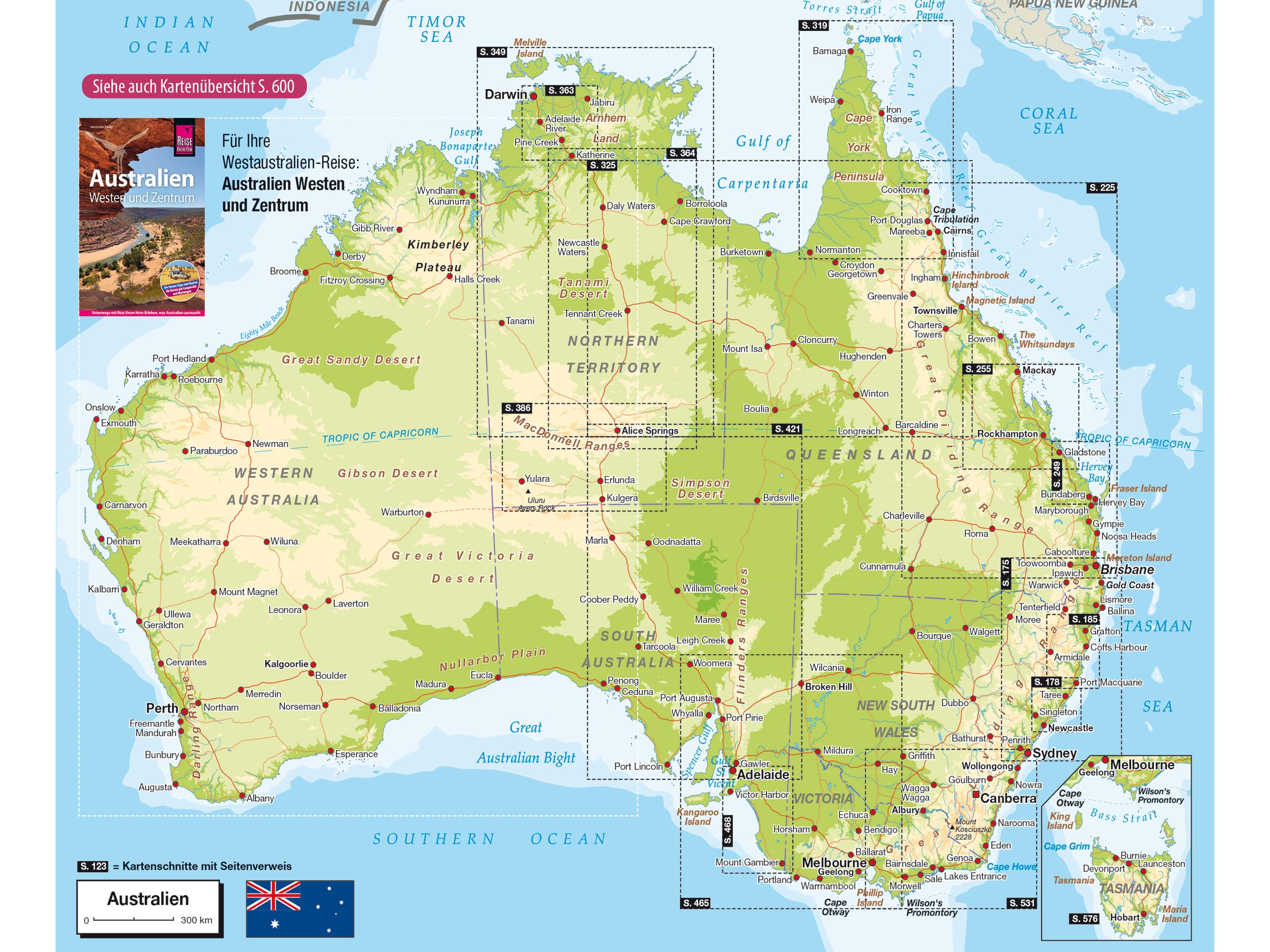 Beispielinhalt (Bild) Reise Know-How Reiseführer Australien Osten und Zentrum