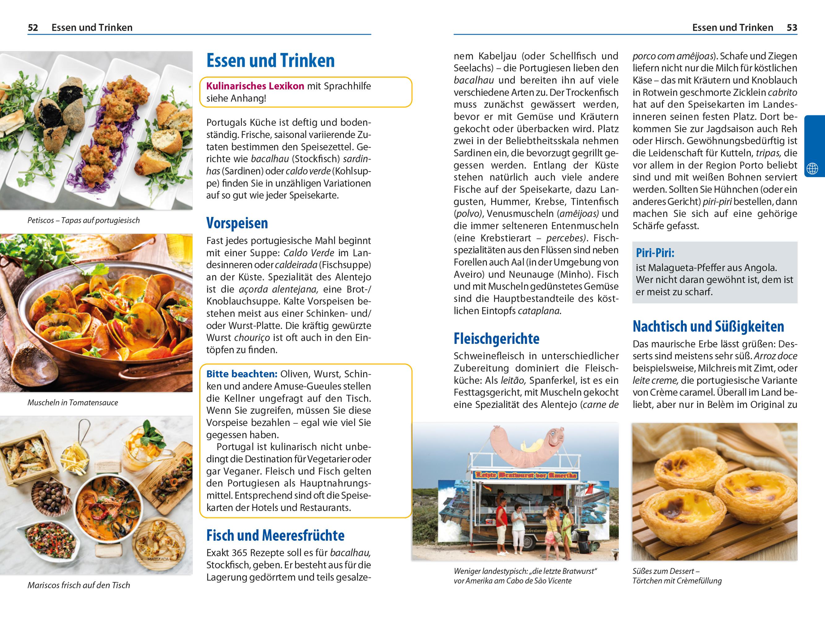 Beispielinhalt (Bild) Reise Know-How Reiseführer Portugal kompakt