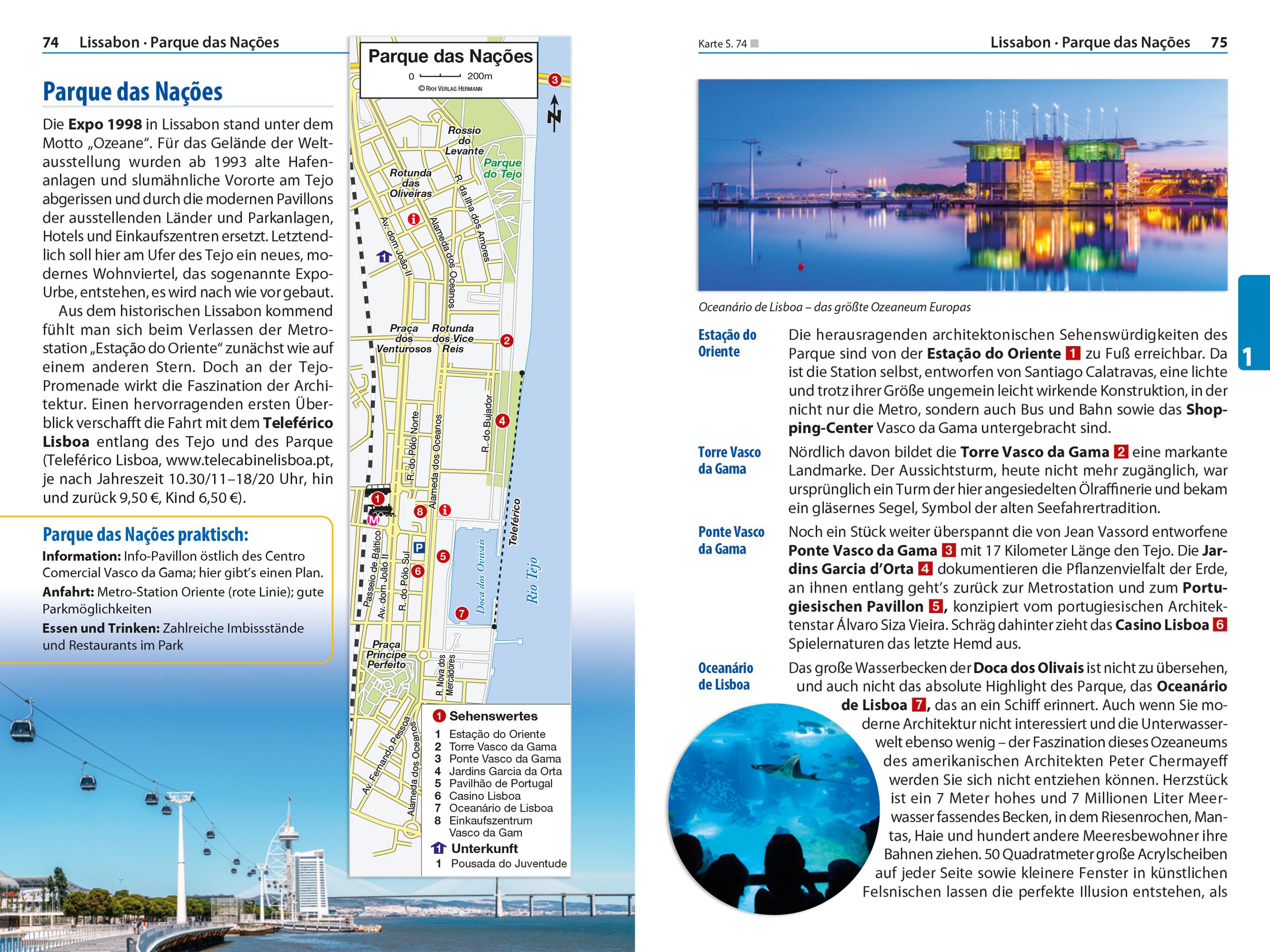 Beispielinhalt (Bild) Reise Know-How Reiseführer Portugal kompakt