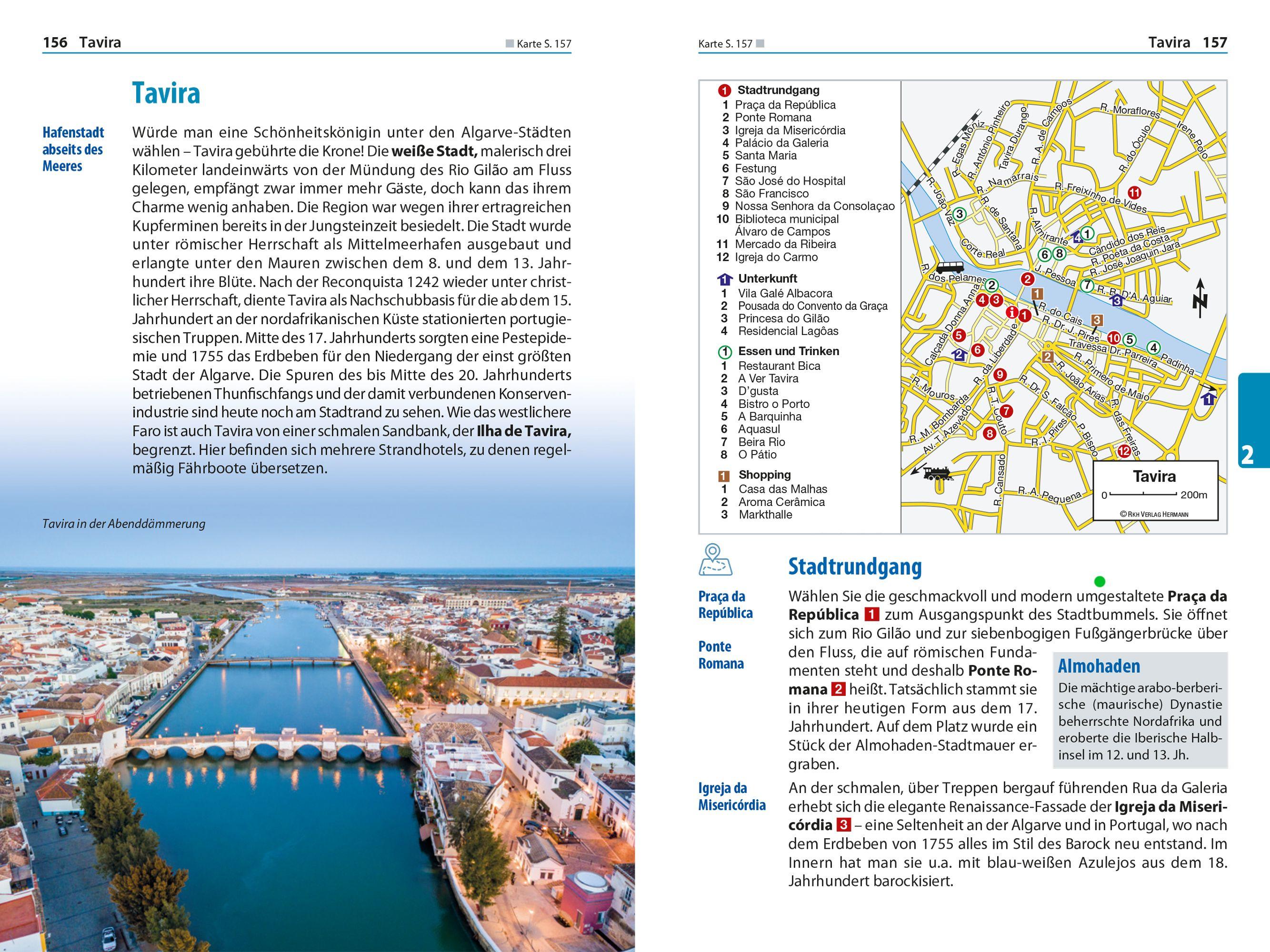 Beispielinhalt (Bild) Reise Know-How Reiseführer Portugal kompakt