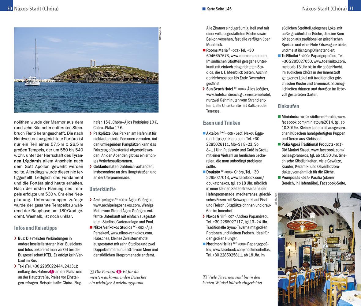 Beispielinhalt (Bild) Reise Know-How InselTrip Náxos und Páros