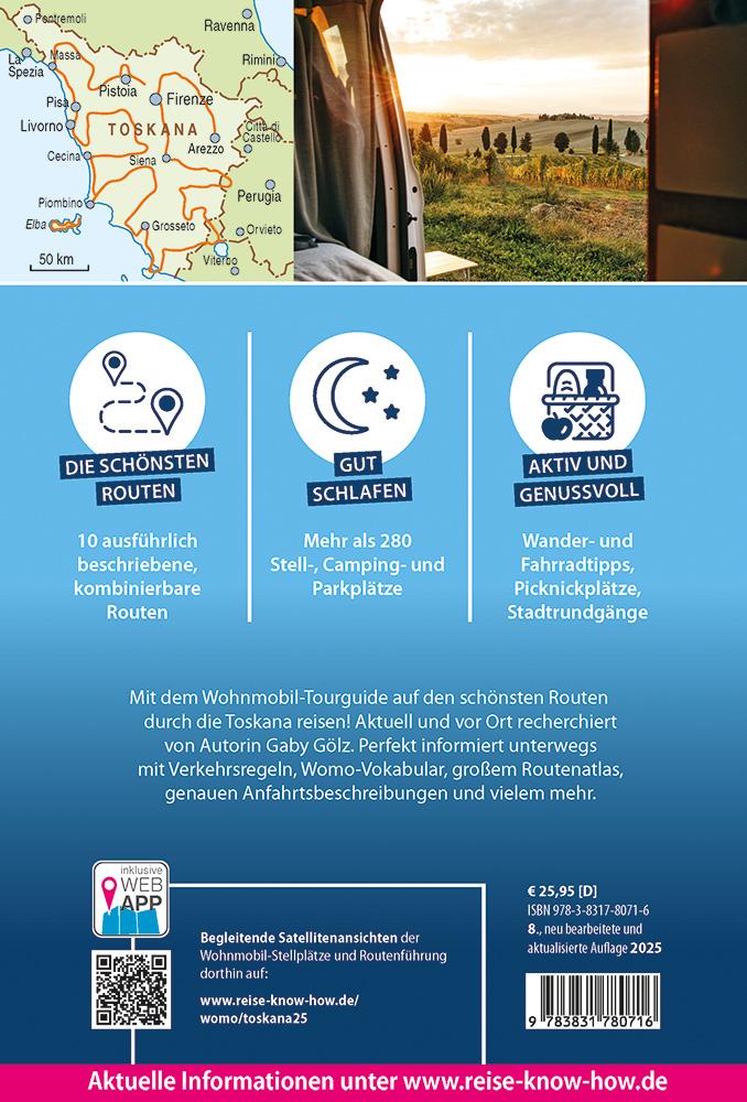 Beispielinhalt (Bild) Reise Know-How Wohnmobil-Tourguide Toskana mit Elba