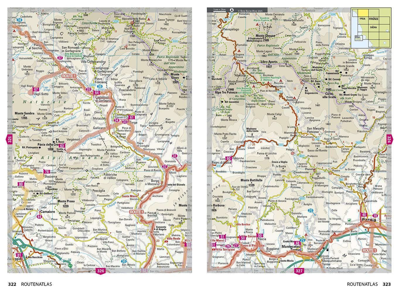 Beispielinhalt (Bild) Reise Know-How Wohnmobil-Tourguide Toskana mit Elba