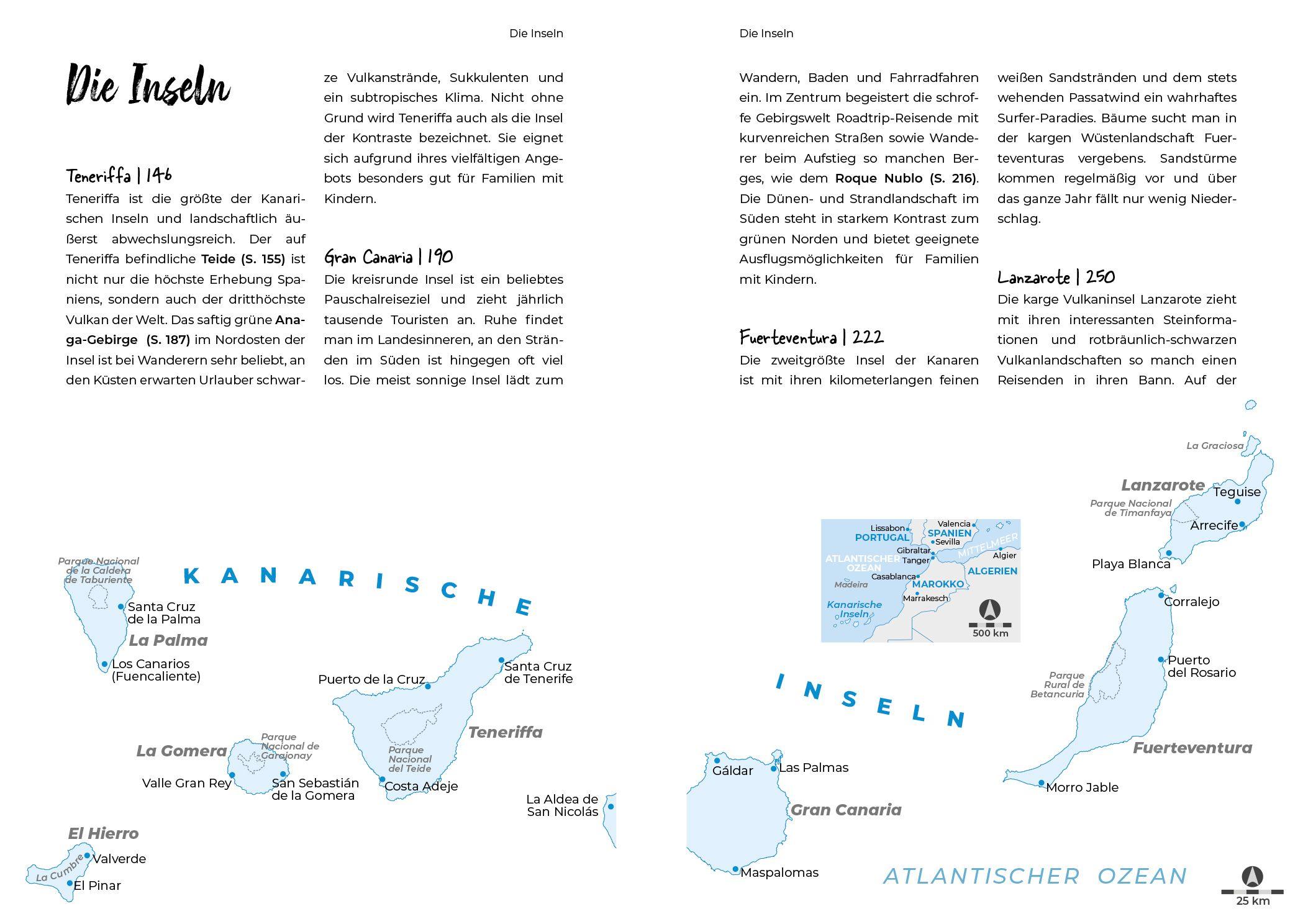 Beispielinhalt (Bild) Reiseführer  Kanarische Inseln - Reiserouten, Highlights, Inspiration