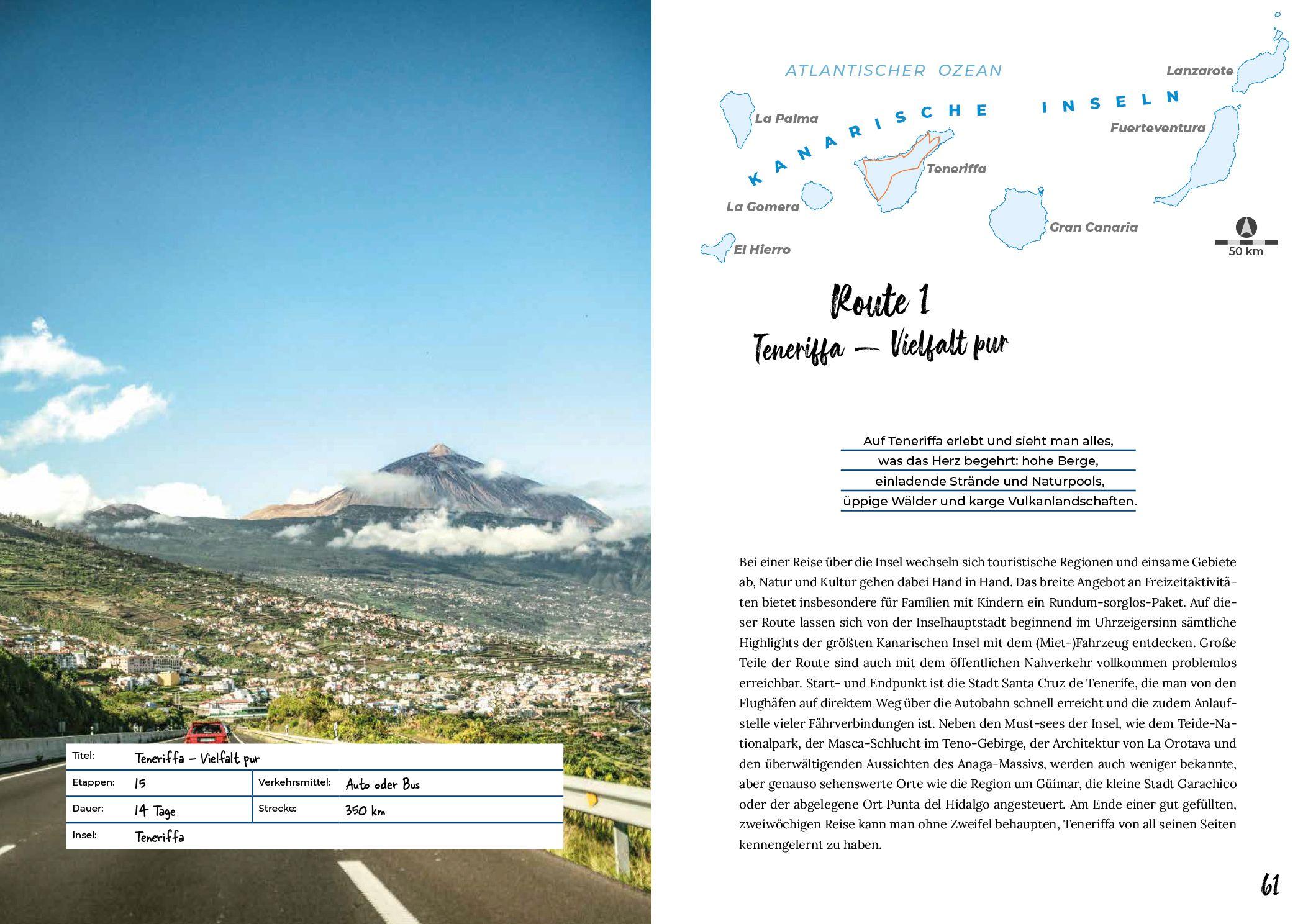 Beispielinhalt (Bild) Reiseführer  Kanarische Inseln - Reiserouten, Highlights, Inspiration
