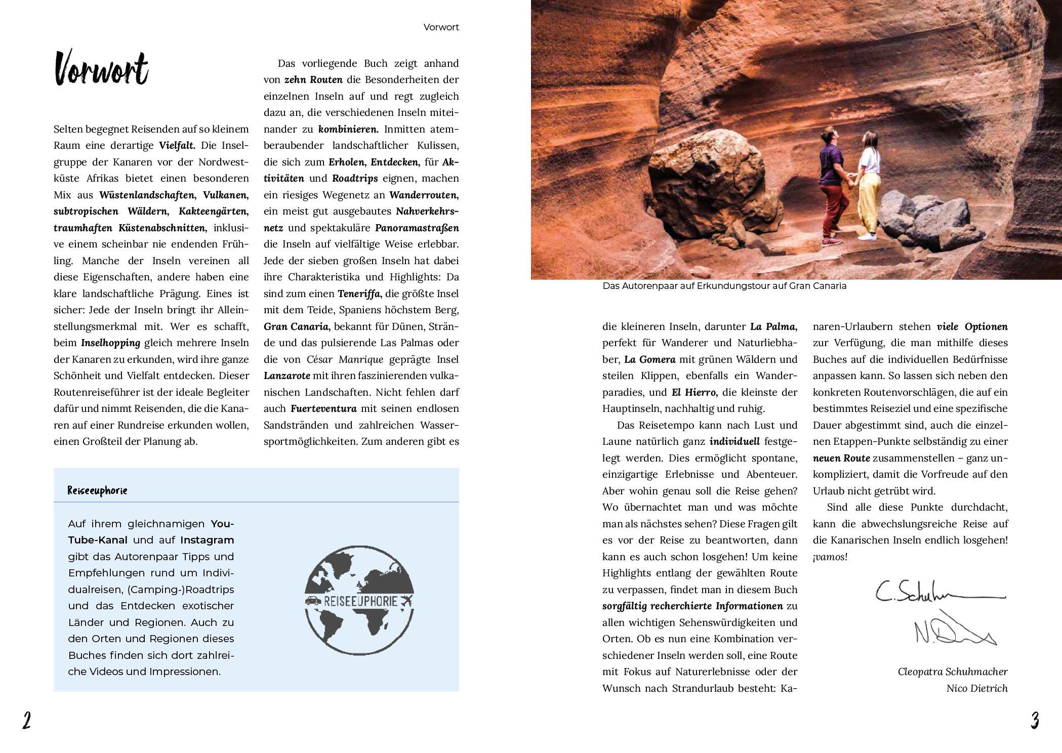 Beispielinhalt (Bild) Reiseführer  Kanarische Inseln - Reiserouten, Highlights, Inspiration