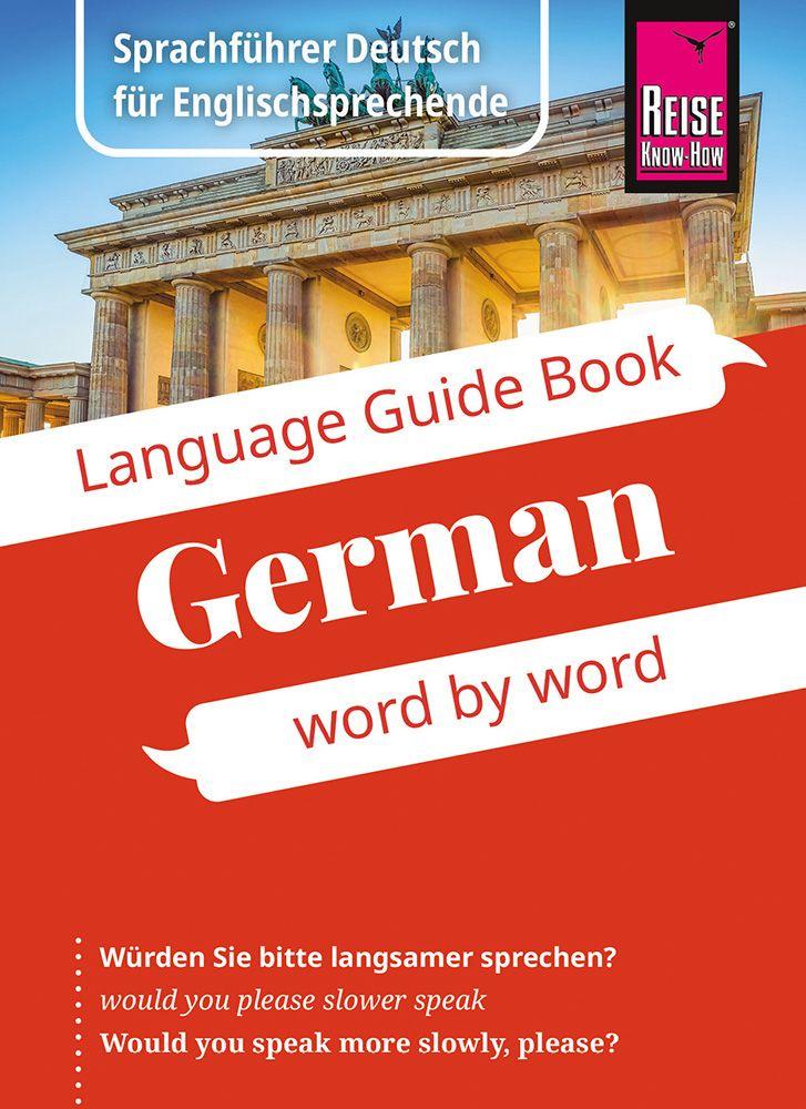 Vorderes Coverbild Reise Know-How Language Guide Book German - word by word