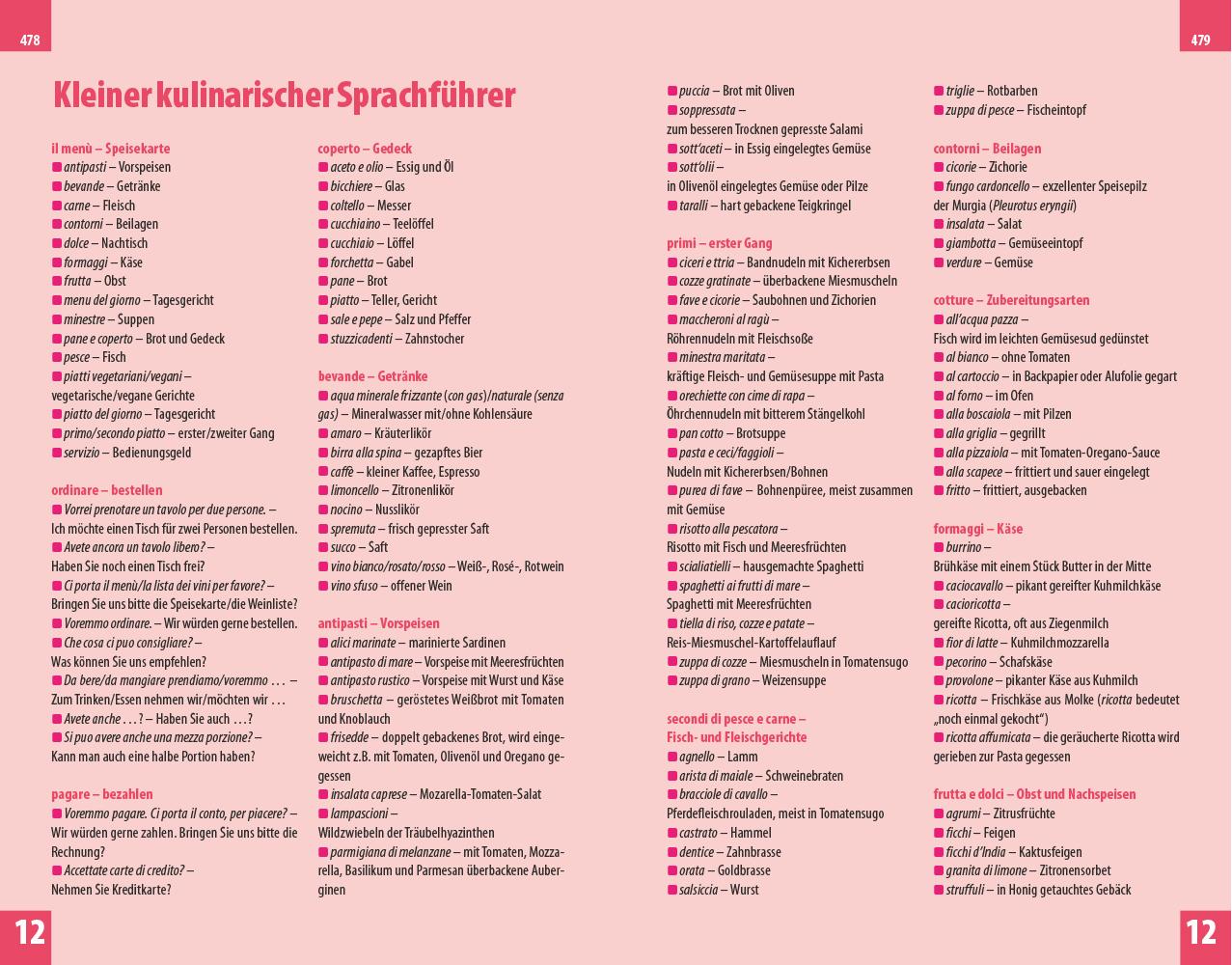 Beispielinhalt (Bild) Reise Know-How Reiseführer Golf von Neapel, Amalfiküste