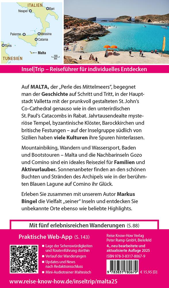 Beispielinhalt (Bild) Reise Know-How InselTrip Malta mit Gozo und Comino