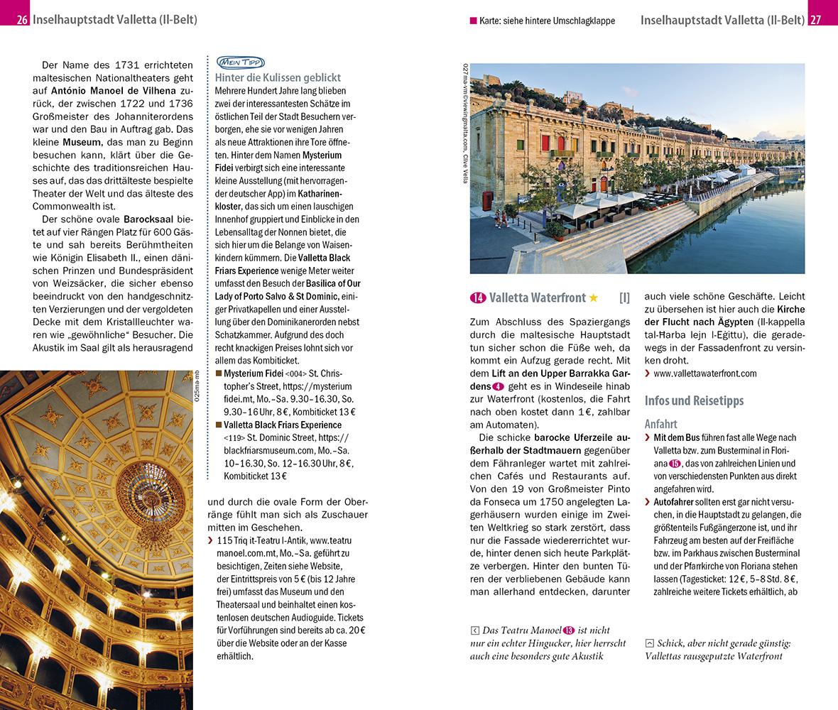 Beispielinhalt (Bild) Reise Know-How InselTrip Malta mit Gozo und Comino