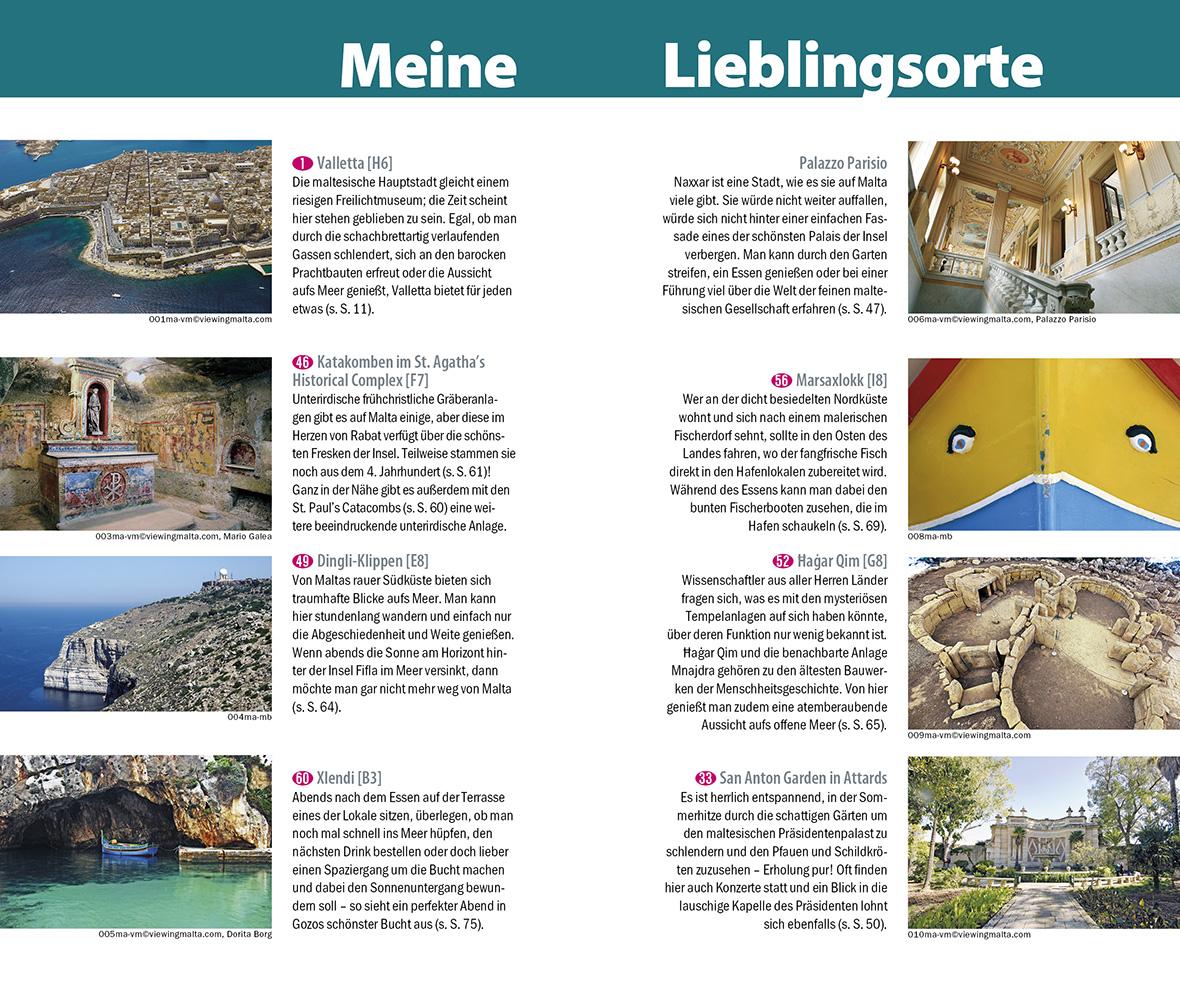 Beispielinhalt (Bild) Reise Know-How InselTrip Malta mit Gozo und Comino