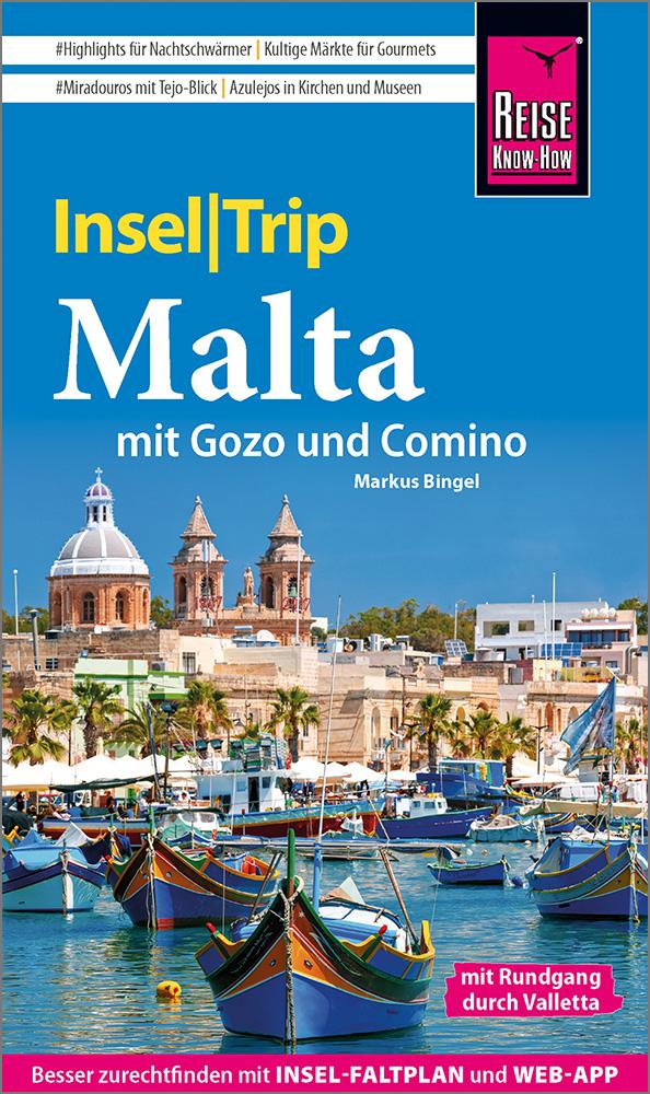 Vorderes Coverbild Reise Know-How InselTrip Malta mit Gozo und Comino