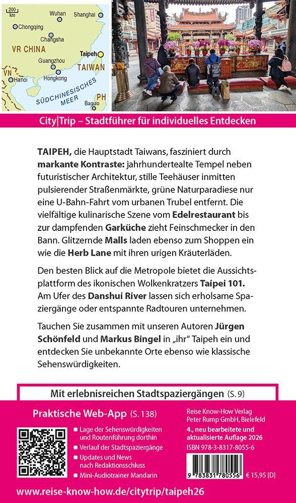 Beispielinhalt (Bild) Reise Know-How CityTrip Taipeh