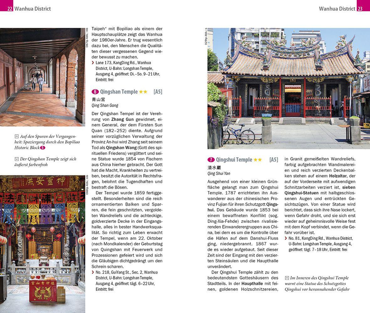 Beispielinhalt (Bild) Reise Know-How CityTrip Taipeh