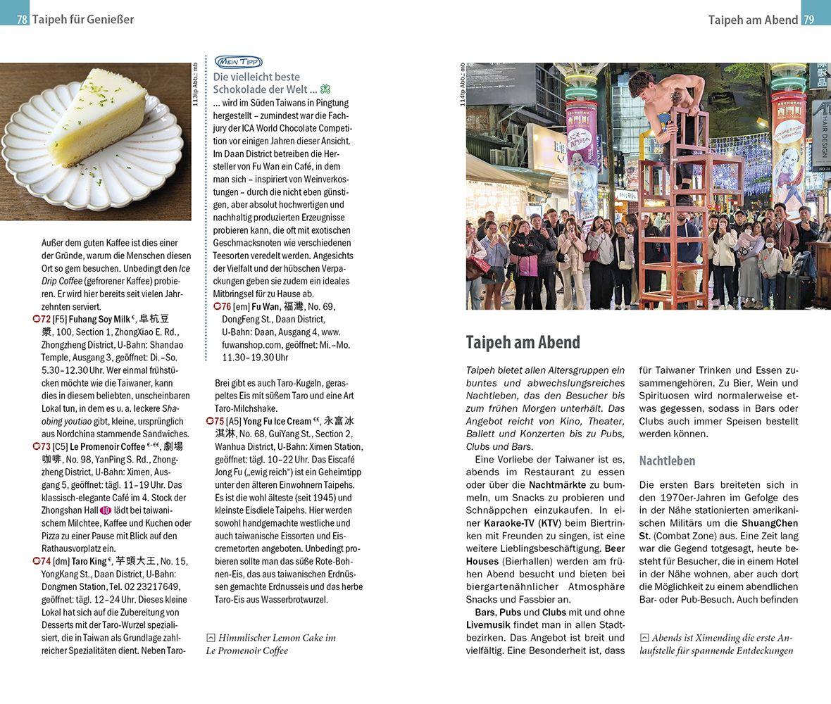 Beispielinhalt (Bild) Reise Know-How CityTrip Taipeh