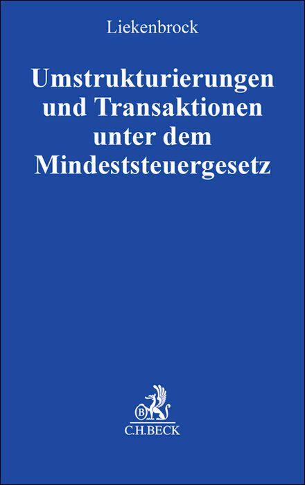 Vorderes Coverbild Umstrukturierungen und Transaktionen unter dem Mindeststeuergesetz