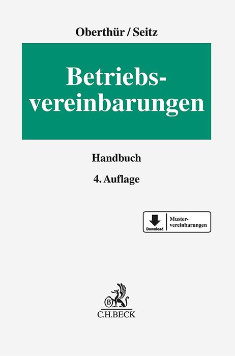 Vorderes Coverbild Betriebsvereinbarungen