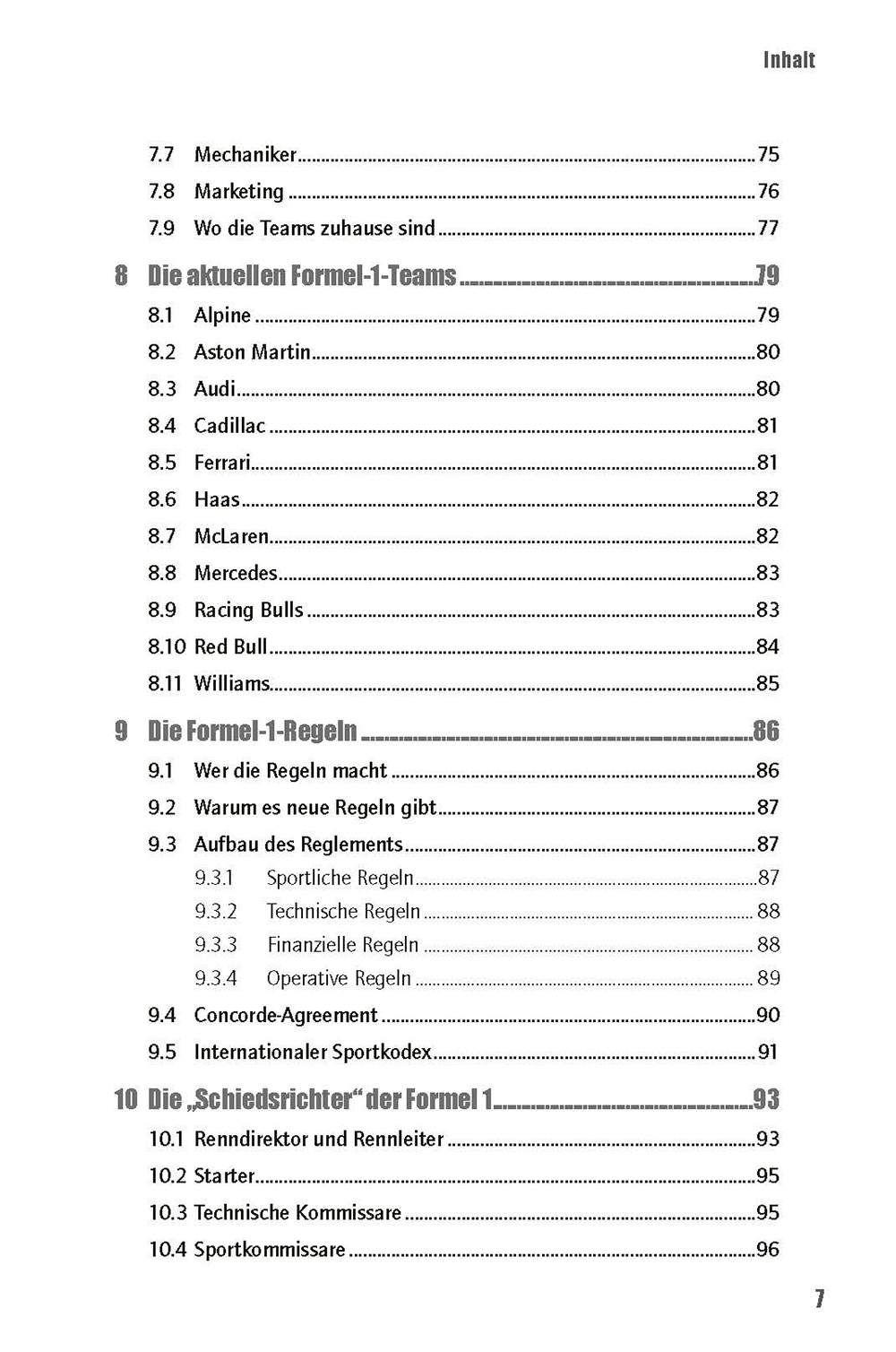 Beispielinhalt (Bild) Formel 1