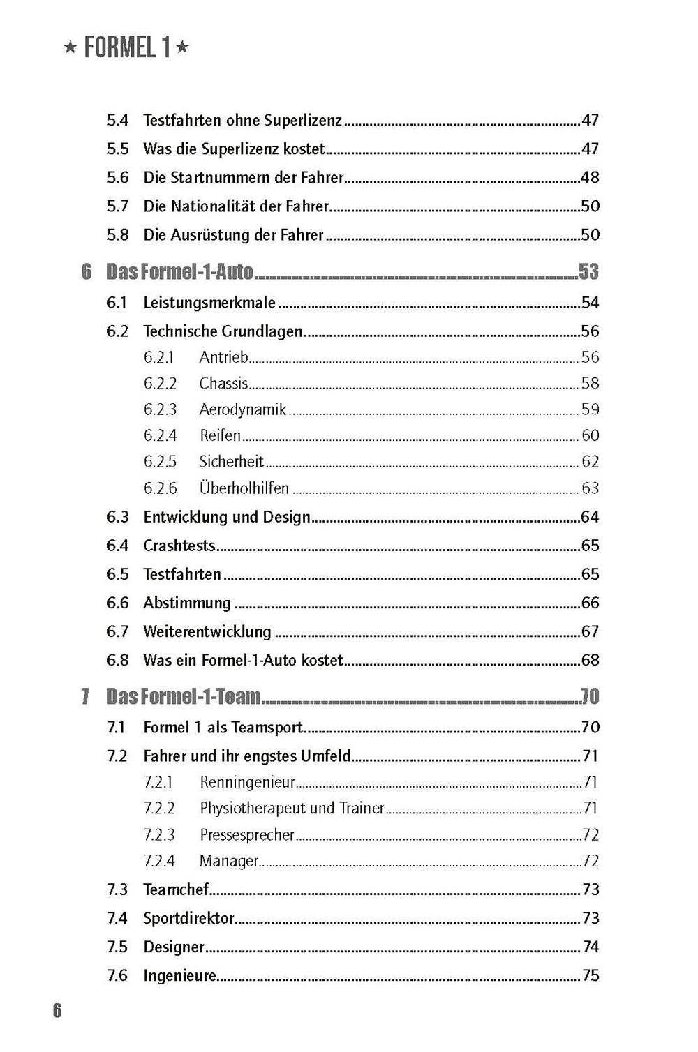Beispielinhalt (Bild) Formel 1
