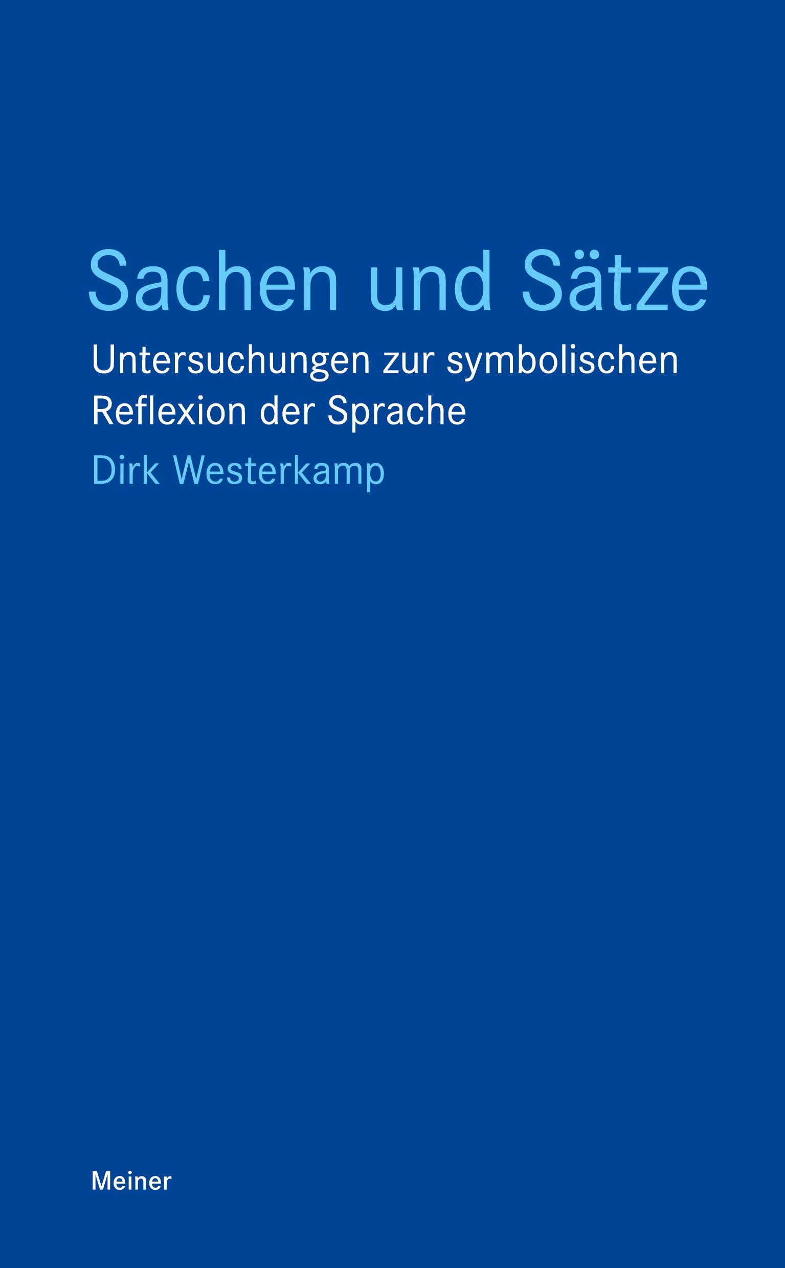 Vorderes Coverbild Sachen und Sätze