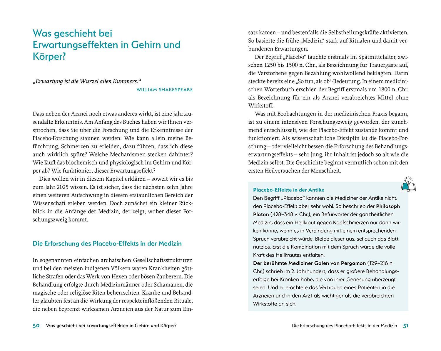 Beispielinhalt (Bild) Dein Körper glaubt dir alles