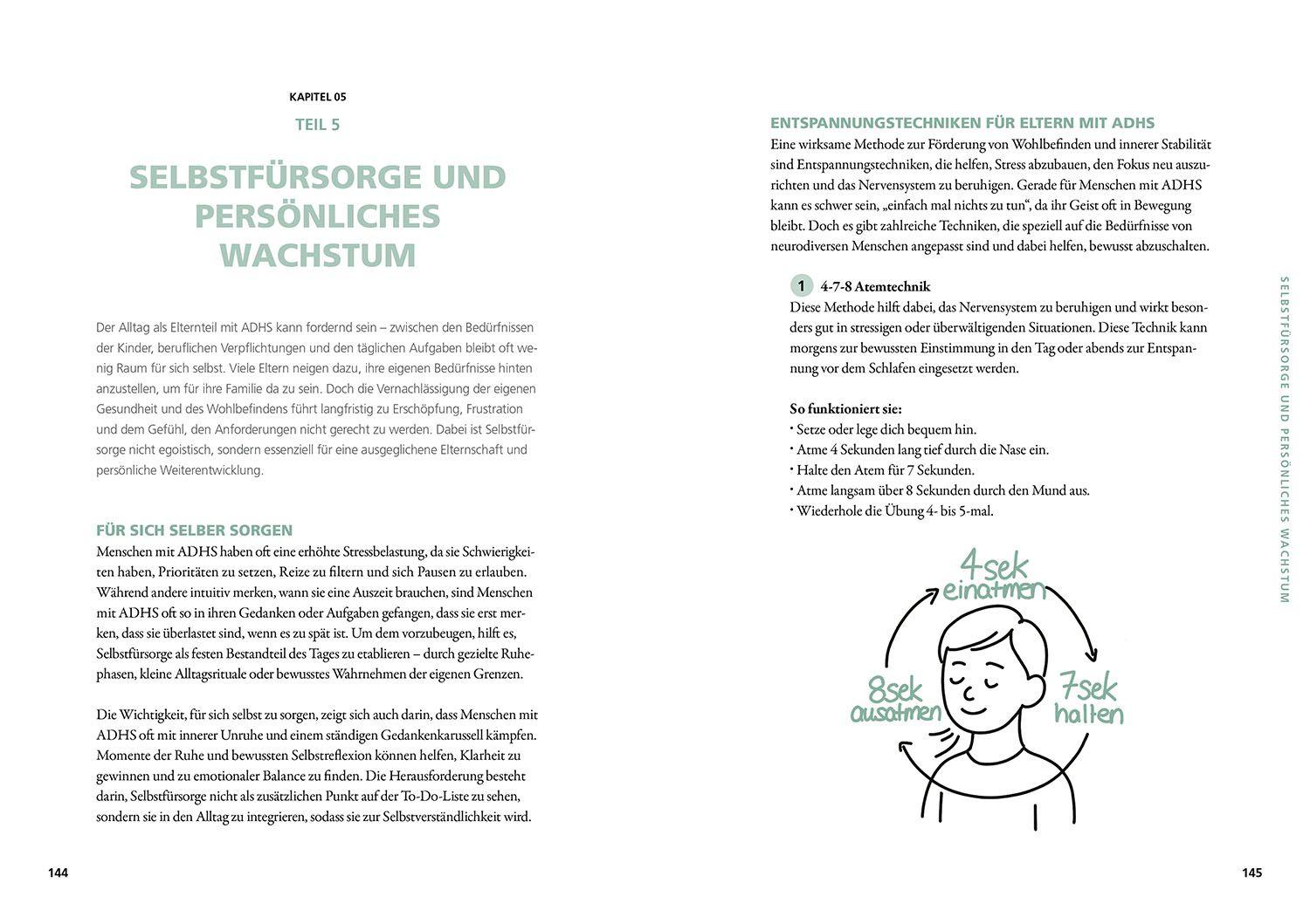 Beispielinhalt (Bild) Familien-Ratgeber ADHS