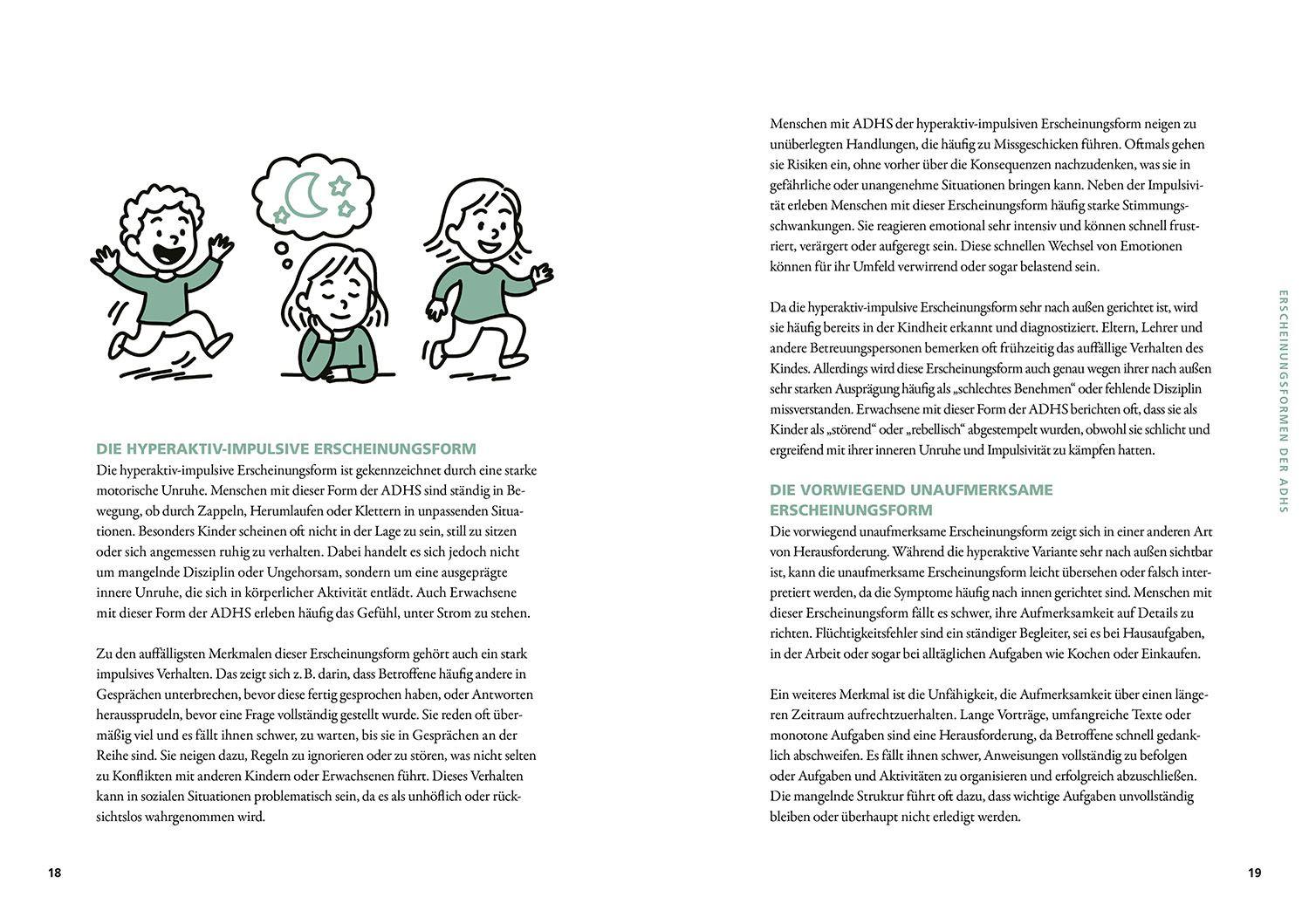 Beispielinhalt (Bild) Familien-Ratgeber ADHS