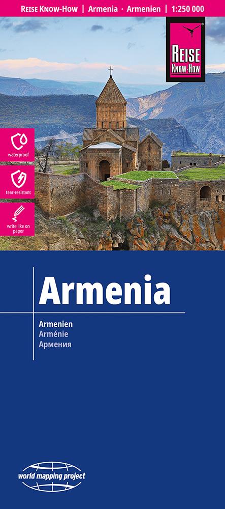 Vorderes Coverbild Reise Know-How Landkarte Armenien / Armenia (1:250.000)
