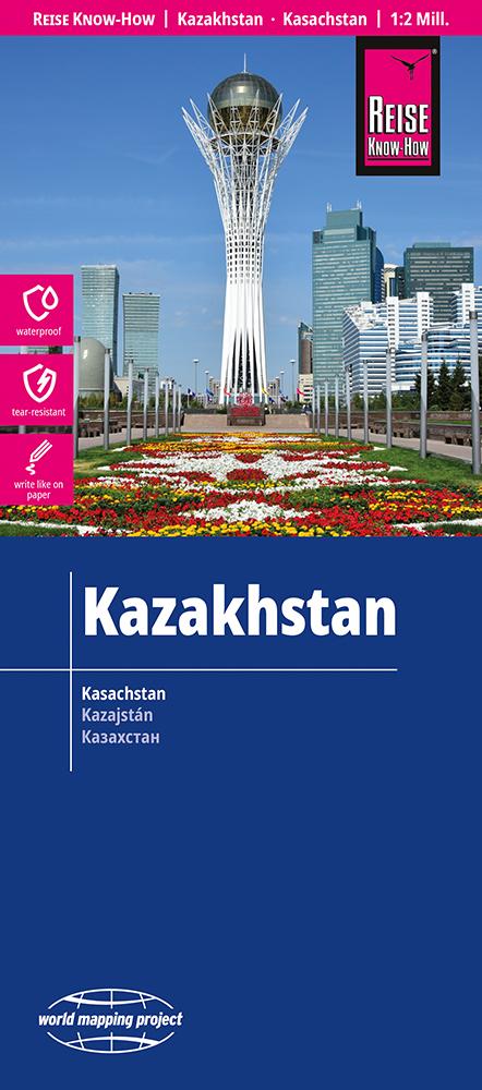 Vorderes Coverbild Reise Know-How Landkarte Kasachstan / Kazakhstan (1:2.000.000)
