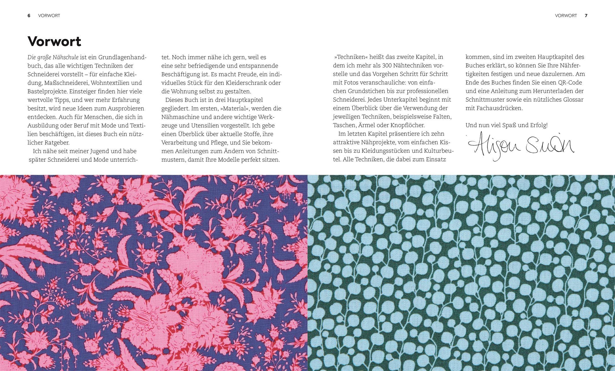 Beispielinhalt (Bild) Die große Nähschule