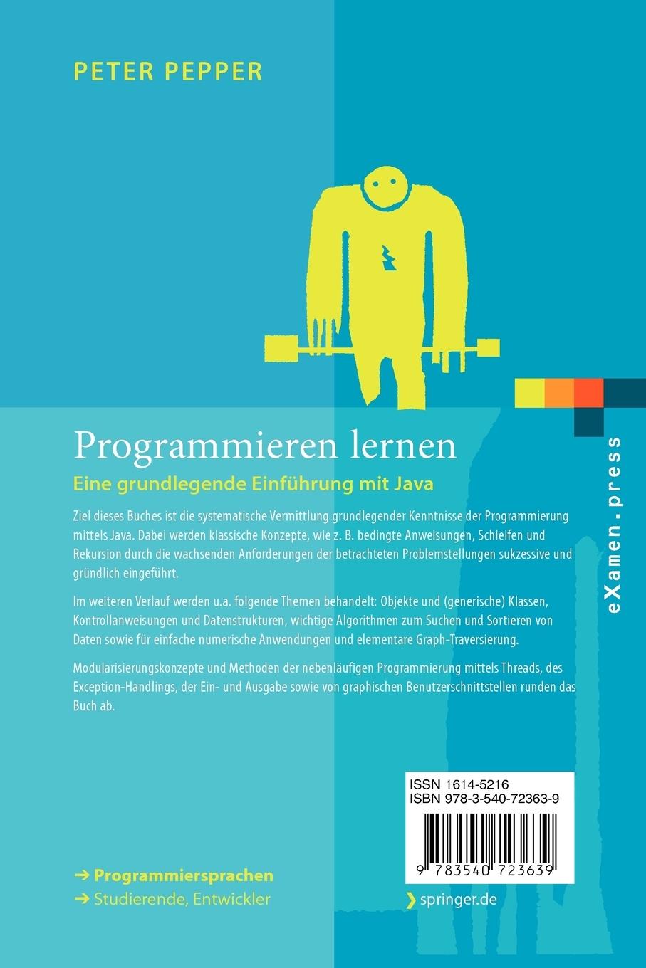 Rückseitencover Programmieren lernen