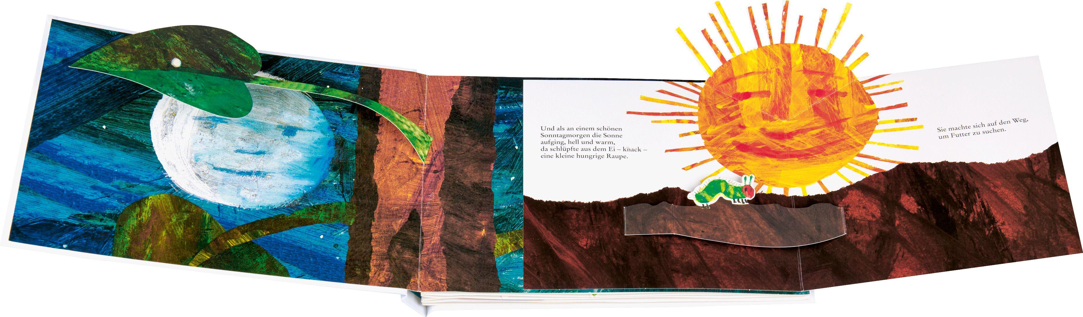 Beispielinhalt (Bild) Die kleine Raupe Nimmersatt - Mein Pop-up Buch