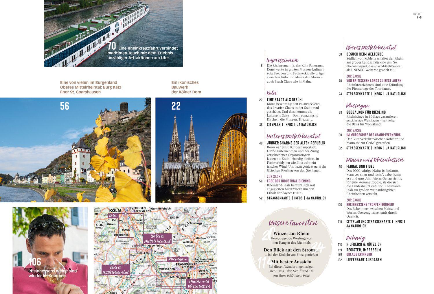Beispielinhalt (Bild) DuMont Bildatlas Rhein, Zwischen Köln & Mainz