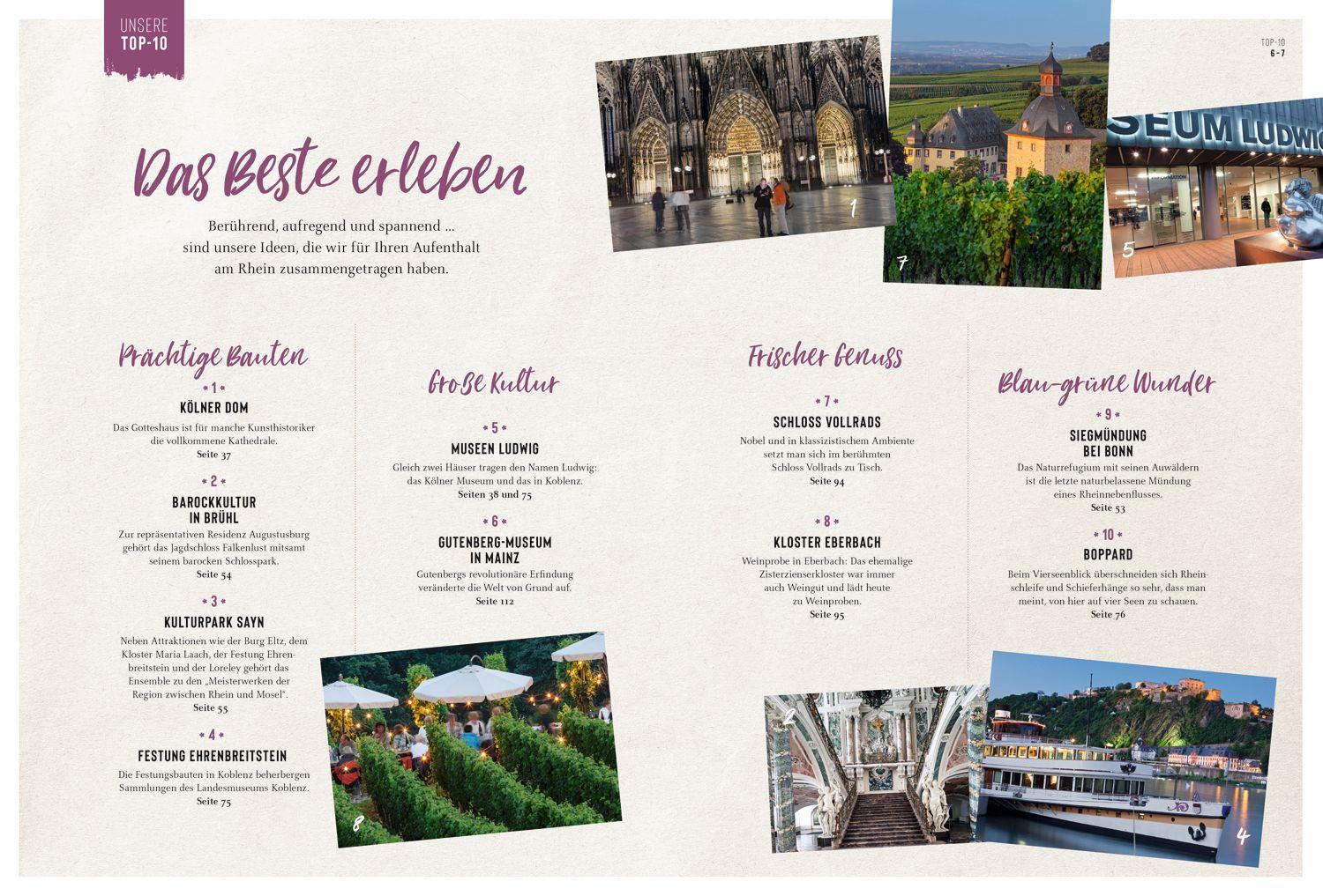 Beispielinhalt (Bild) DuMont Bildatlas Rhein, Zwischen Köln & Mainz
