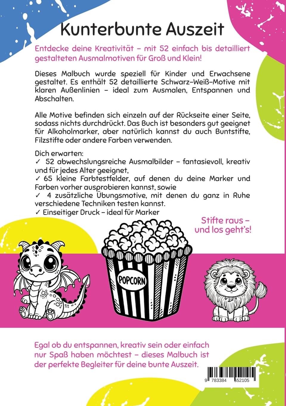 Rückseitencover Kunterbunte Auszeit