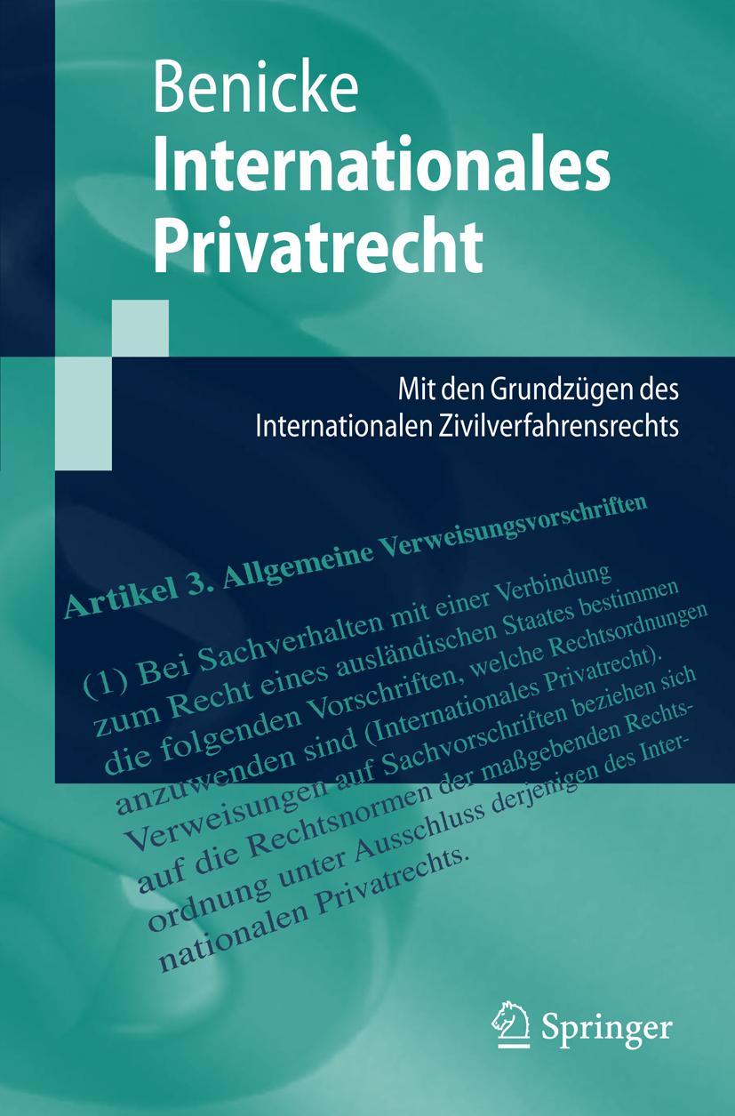 Vorderes Coverbild Internationales Privatrecht