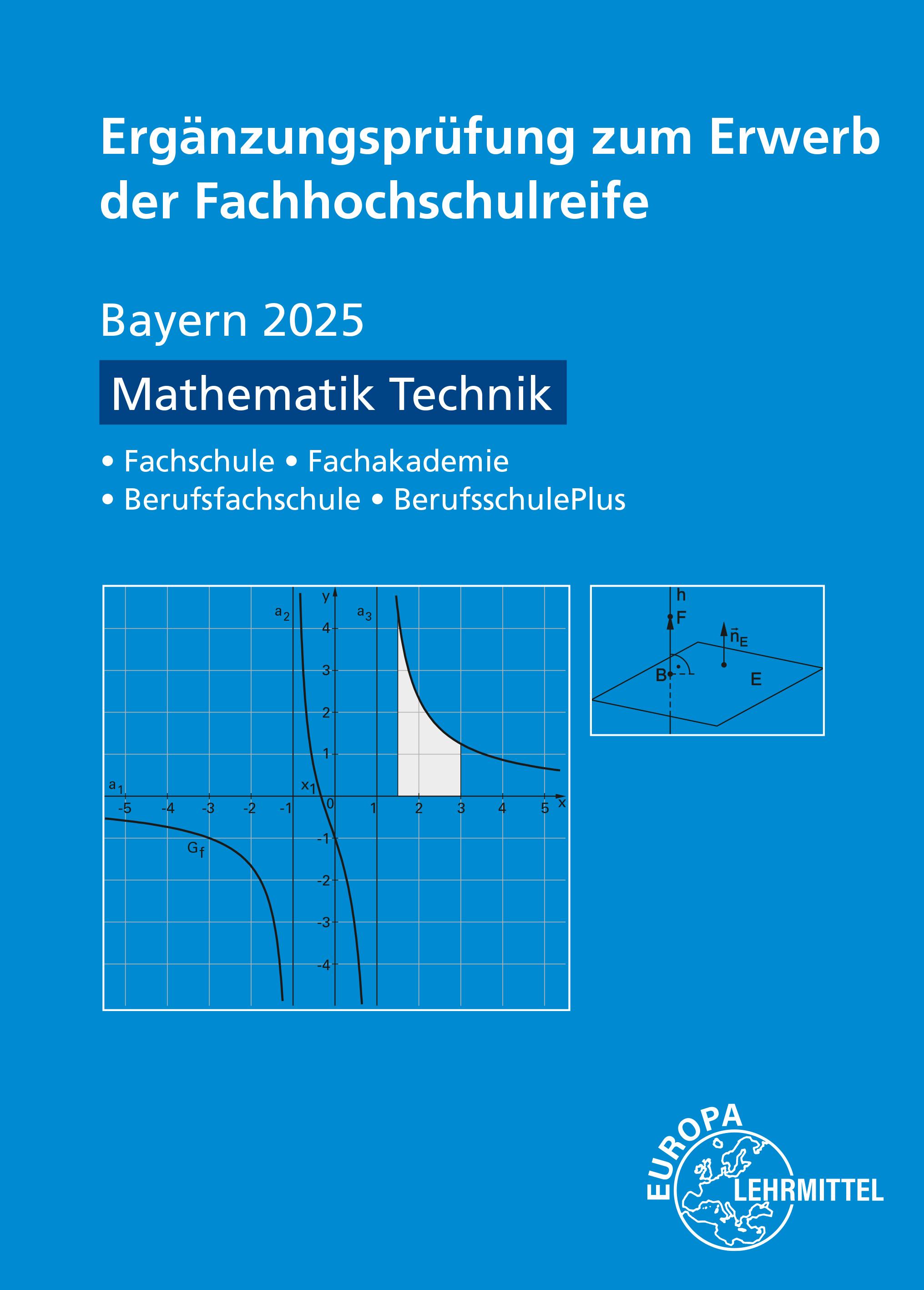 Vorderes Coverbild Ergänzungsprüfung zum Erwerb der Fachhochschulreife - Mathematik Technik