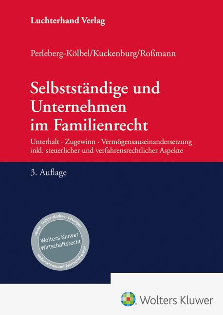 Vorderes Coverbild Selbstständige und Unternehmen im Familienrecht
