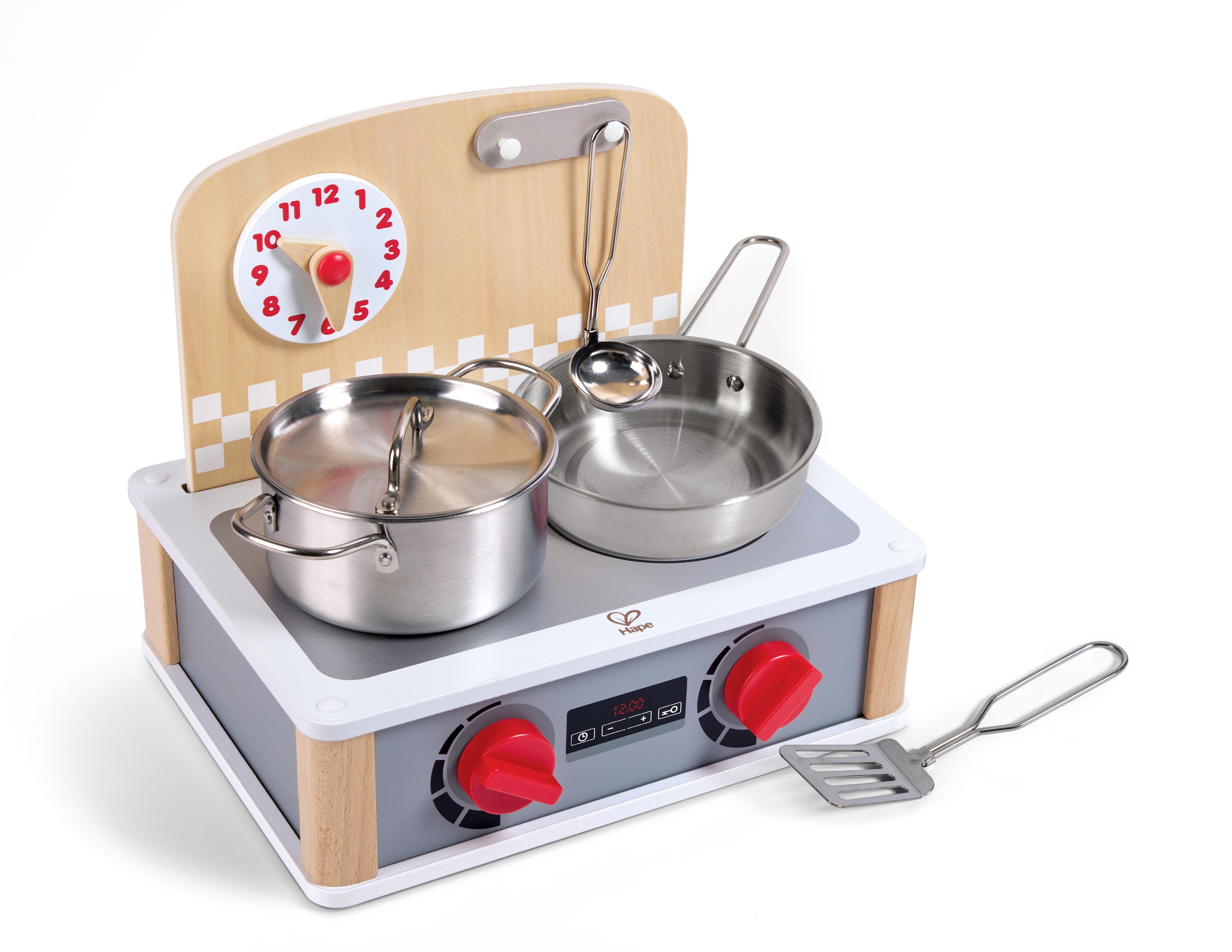 Beispielinhalt (Bild) Hape - 2-in-1 Küchen- & Grill-Set