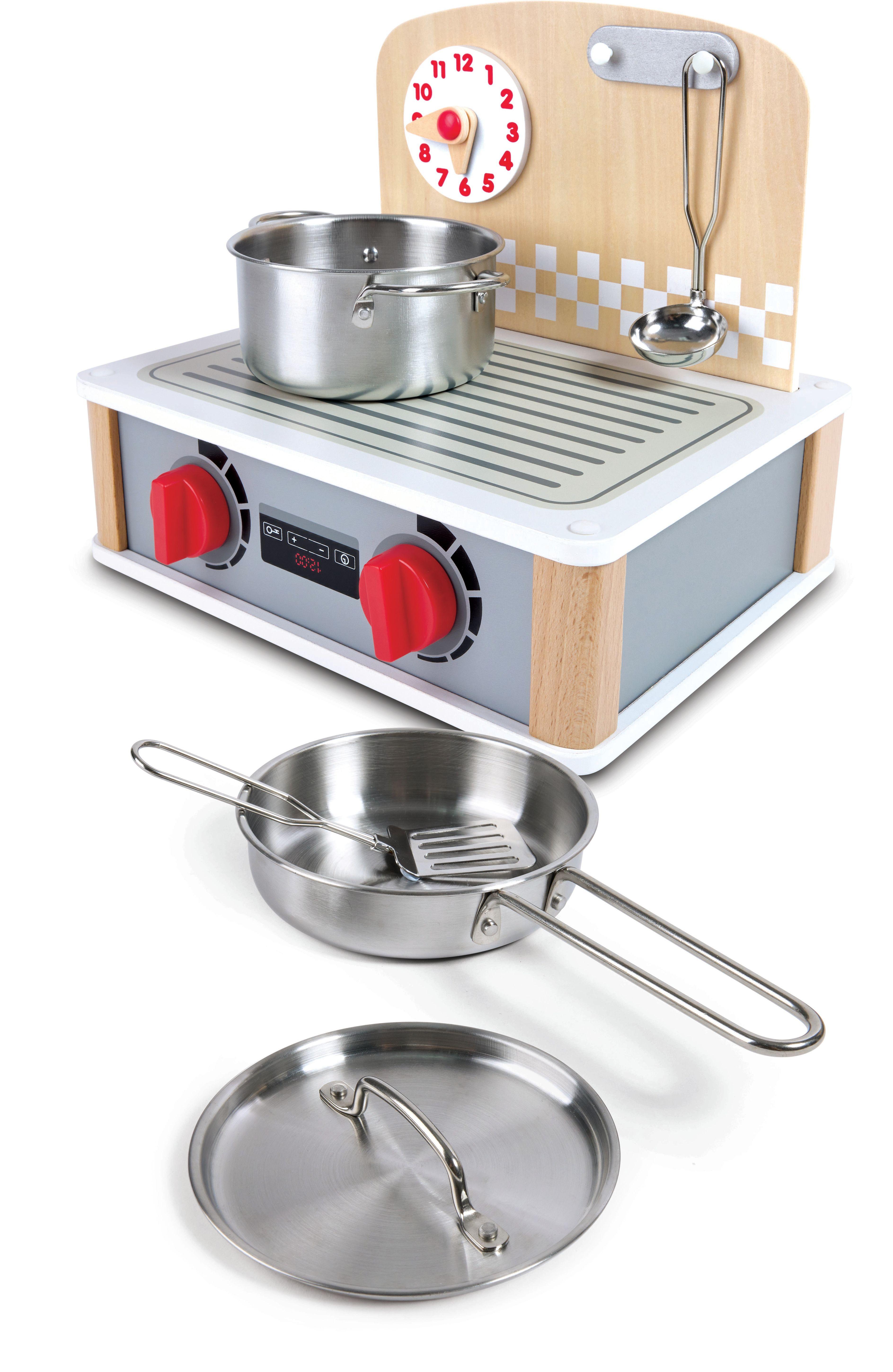 Beispielinhalt (Bild) Hape - 2-in-1 Küchen- & Grill-Set