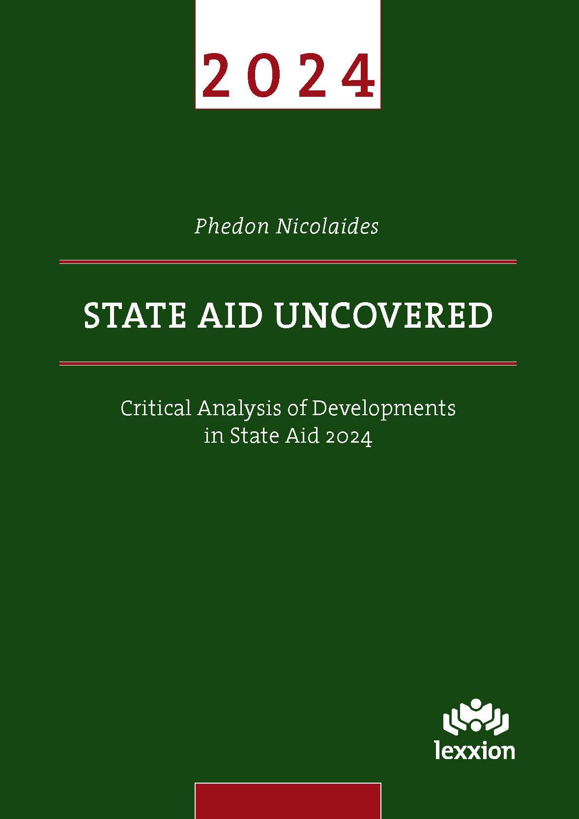 Vorderes Coverbild State Aid Uncovered