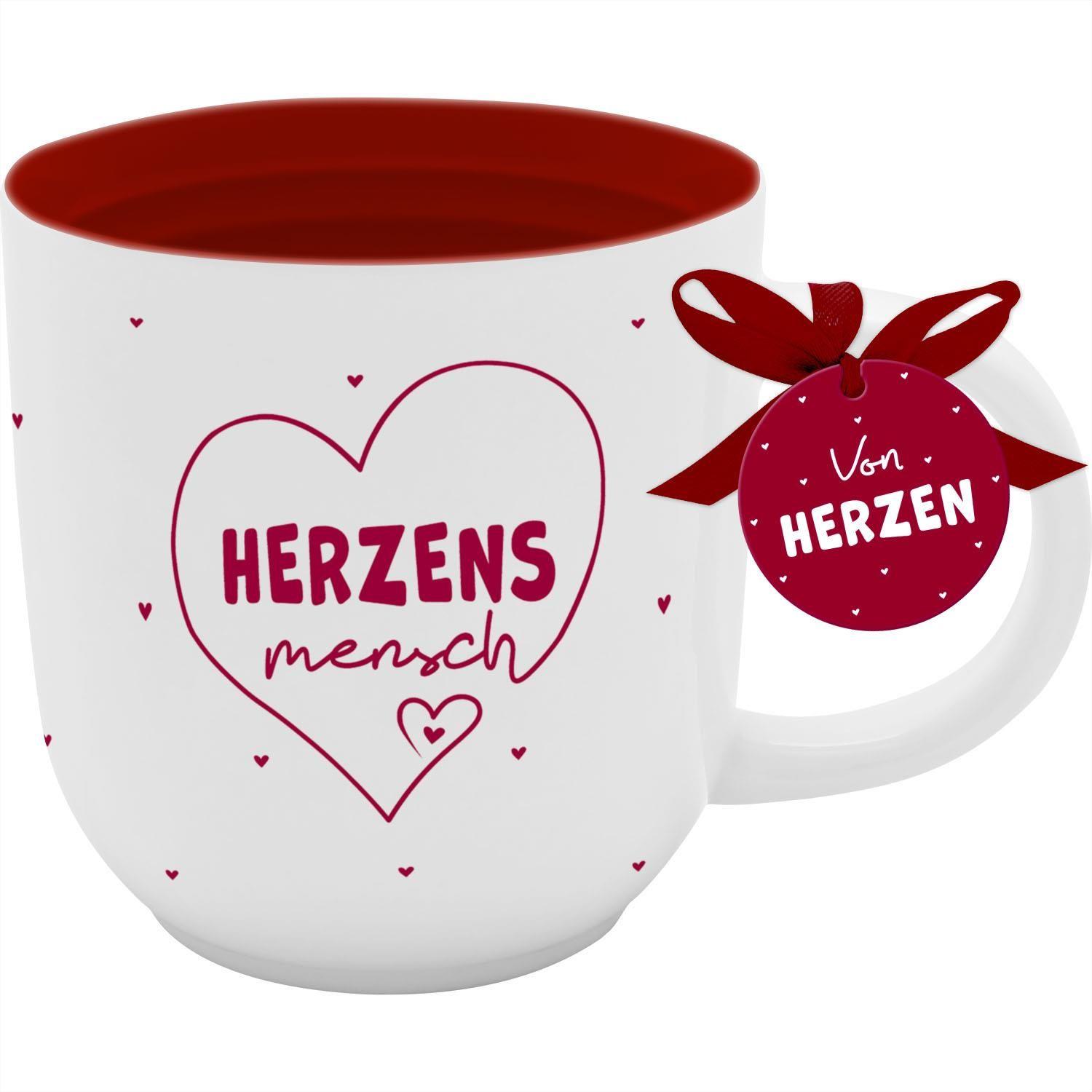 Vorderes Coverbild Tasse "Herzensmensch"