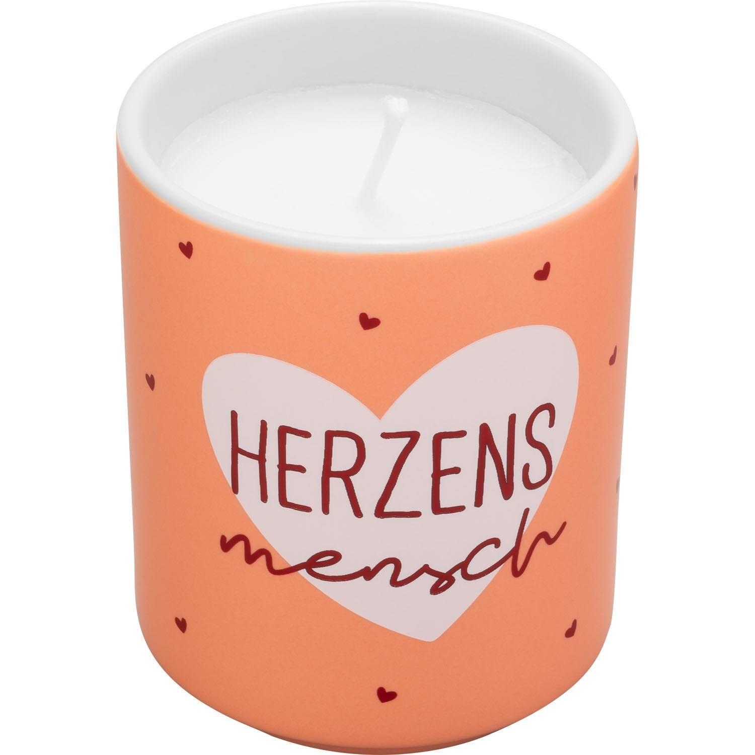 Beispielinhalt (Bild) Kerze "Herzensmensch"