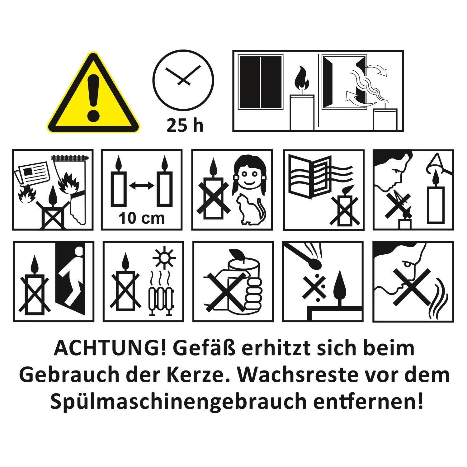 Beispielinhalt (Bild) Kerze "Herzensmensch"