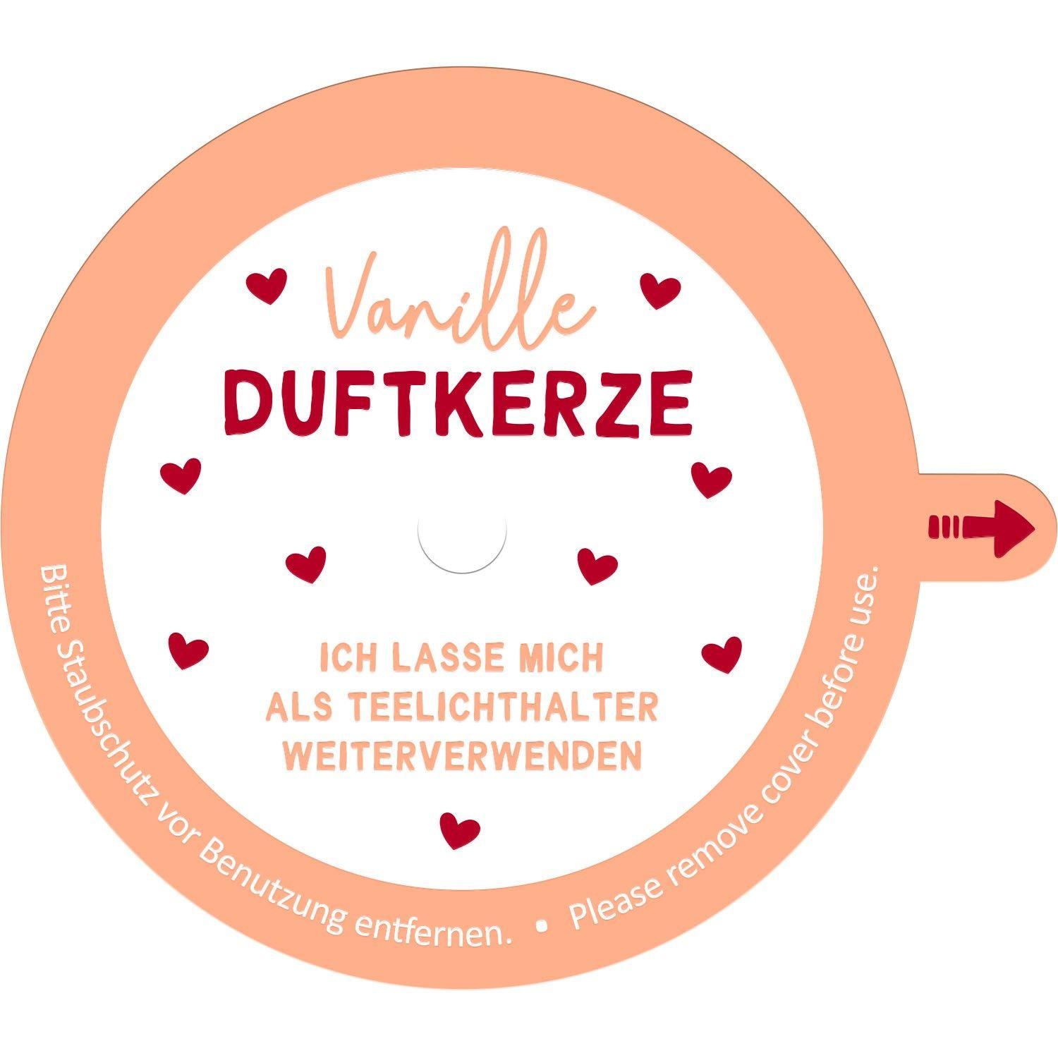 Beispielinhalt (Bild) Kerze "Herzensmensch"