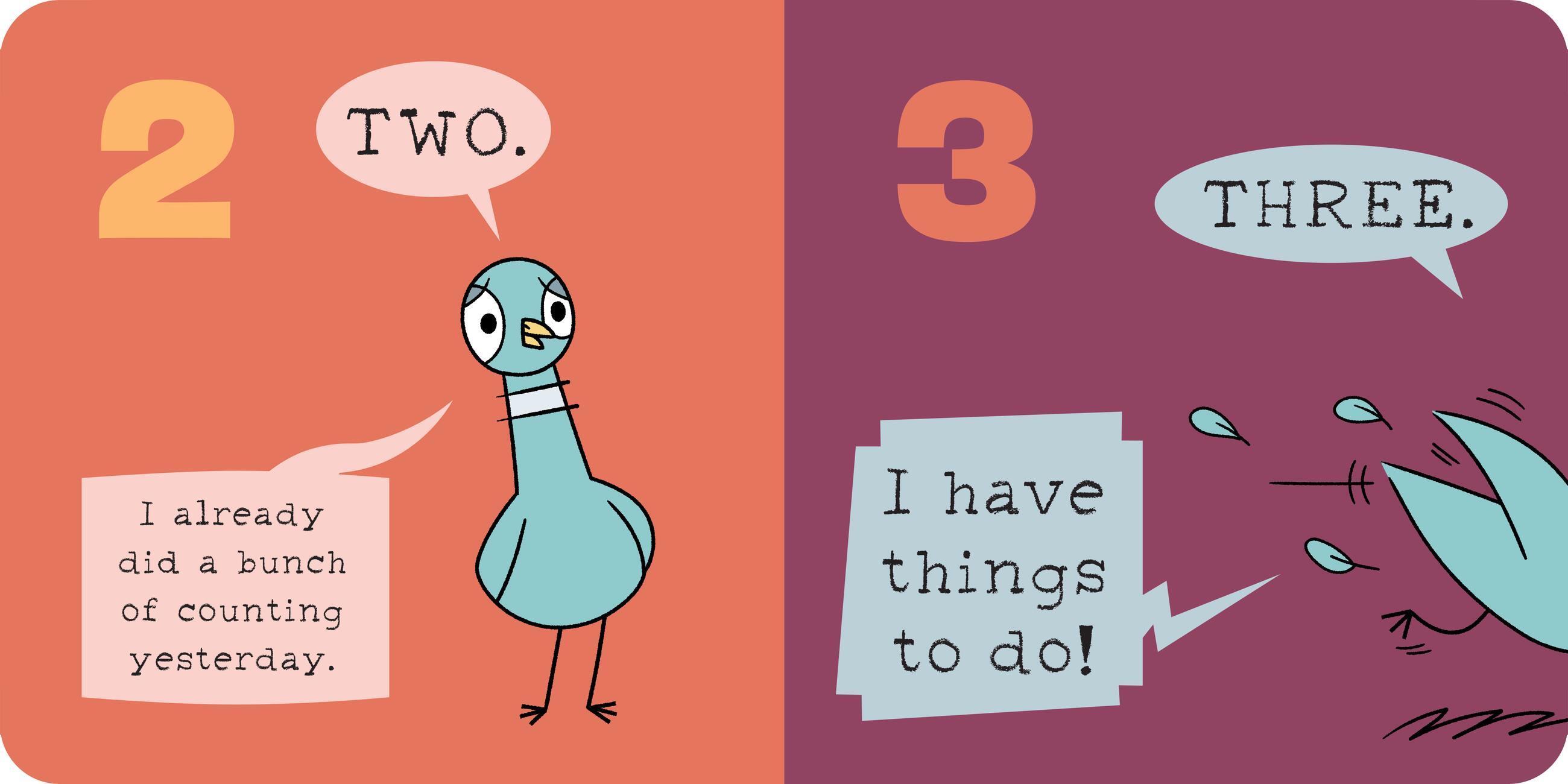 Beispielinhalt (Bild) The Pigeon Won't Count to 10!